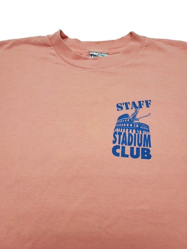 Maglietta Vintage "Reba Stadium Concert Series '93 Staff" Oneita Power-T Large Made in USA - Foto 7 di 14