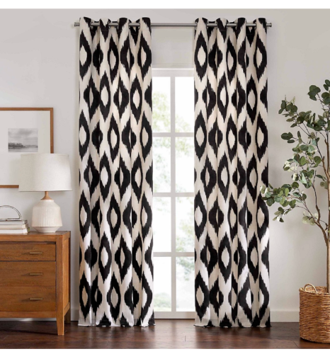 Destinations by Waverly® Davian 63" 84" 95" Light Filtering Window Curtain Panel - Picture 2 of 19