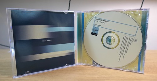 Truls Mork *SIGNED* Britten Cello Suites 1-3 Virgin Classics CD - Picture 4 of 6
