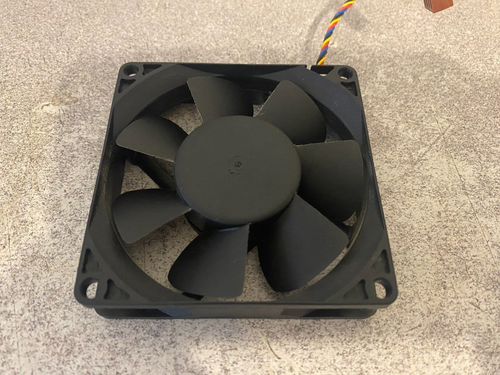 Genuine Dell DC 12V 4 Pin Fan 80 x 20 7040 MT 42X60 No Grommets Quick Ship - Picture 2 of 3