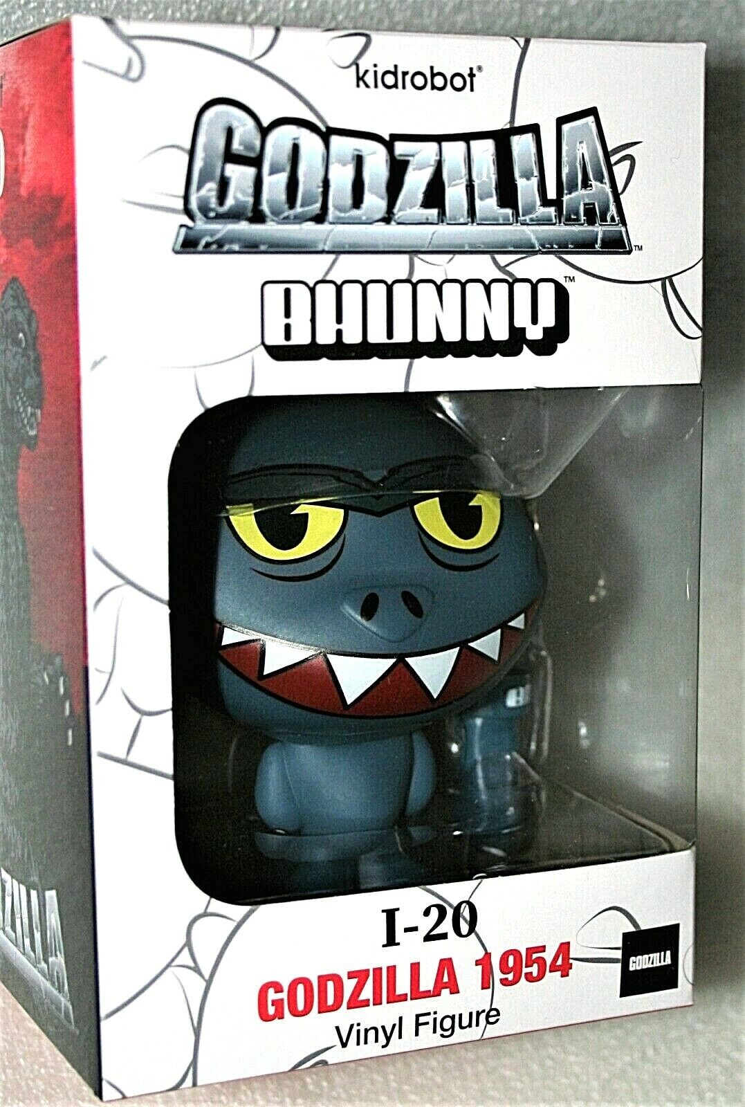 Loot Crate Kidrobot Bhunny I-20 Godzilla 1954 Vinyl Figure & Key Chain New 2020