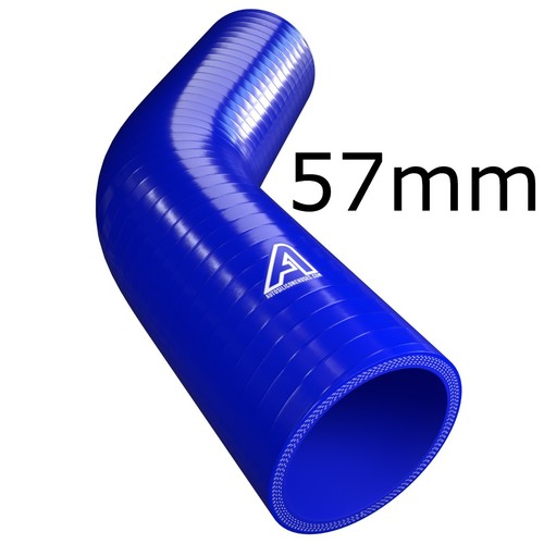 Aluminium Universal Alloy Intercooler Pipe Elbow & Blue Silicone Hose Pipework - Picture 131 of 244