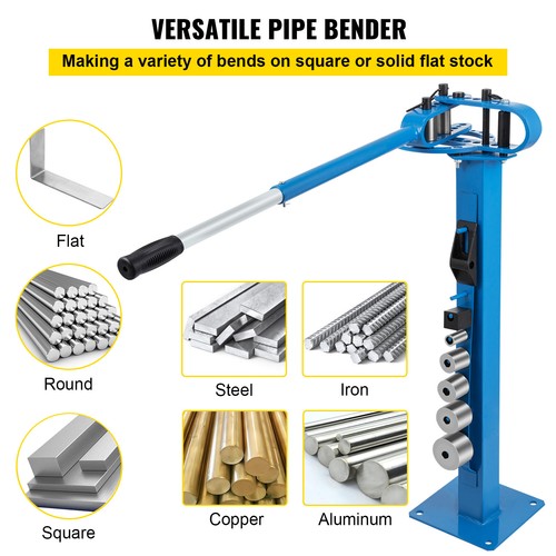 VEVOR Cintreuse de Métal de Type Sol Machine à Rouleaux Glissant 2,5 cm à 7,6 cm - Afbeelding 5 van 12
