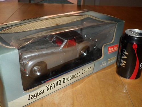 JAGUAR XK140 DROPHEAD COUPE, DIE CAST METAL FACTORY BUILT TOY, Scale 1:18 - Picture 2 of 10