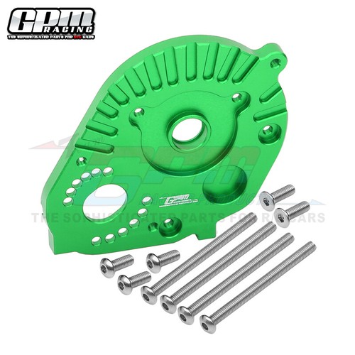 GPM Alloy Motor Mount Plate With Heat Sink Fins For AXIAL 1/10 RBX10 Ryft 4WD - Picture 3 of 17