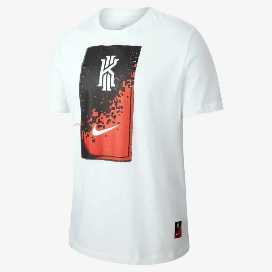 AUTHENTIC NIKE KYRIE DRY 2 SIDE PRINT T-SHIRT CK9437-100 | eBay