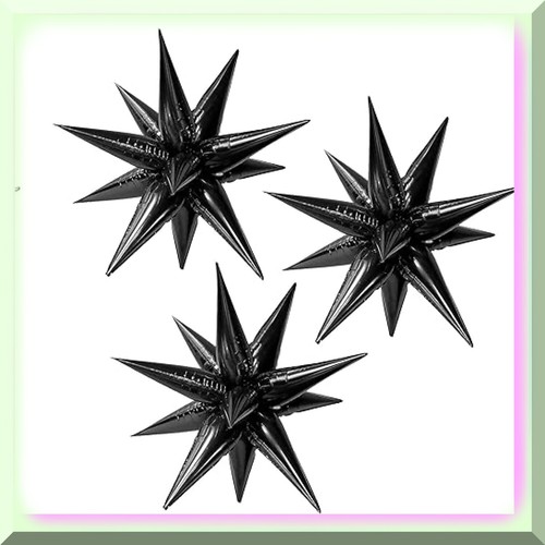 Starburst Celebration Kit: Palloncini Stella Esplosione 3D - Perfetto per Compleanno, Noi - Foto 7 di 7