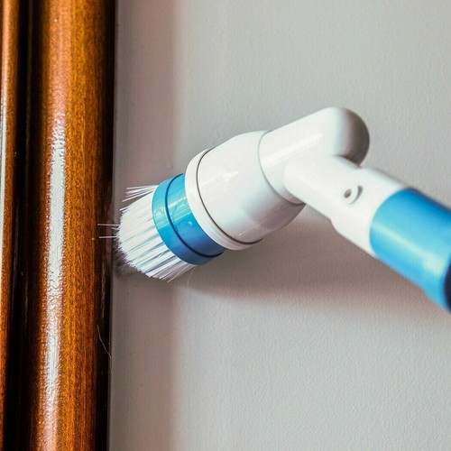 Turbo Spin Scrub Mop Bath Cleaning Brush High Floor Scrubber Hurricane Home - Picture 32 of 36