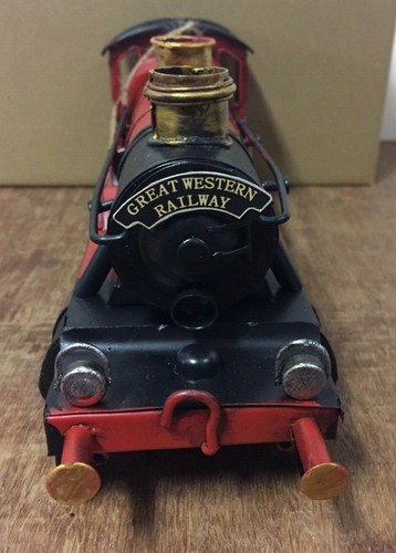 Metal Tin Train Model Red Train Model or Green Train Model - Train Gift Idea - Picture 18 of 20