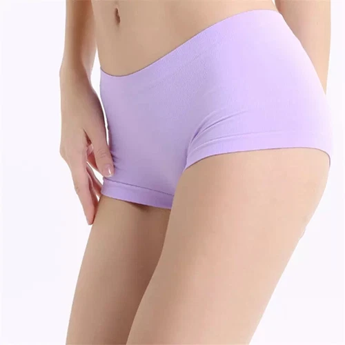 4 Packungen Paket Damen Sexy Seamless Boyshorts Boxershorts Höschen - Bild 11 von 20