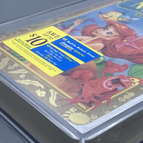 The Little Mermaid VHS 1998 Masterpiece Edition - IGS Graded 8 - Near Mint - Picture 6 of 20