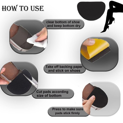 Non-Slip Shoes Pads Sole Protectors Adhesive High Heels Anti-Slip Shoe Grips ... - Picture 6 of 7
