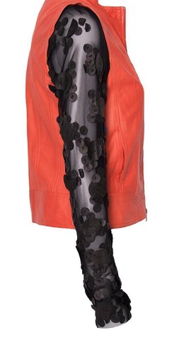 Benedetta Novi Novi Msh Flower Slve Ltr Jckt - Picture 3 of 11