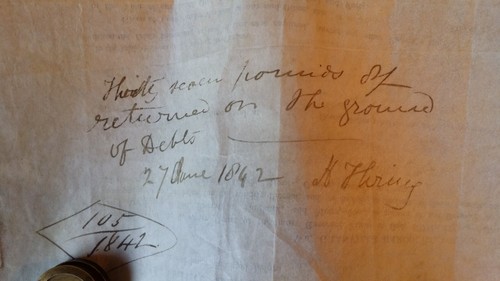 1837 GEORGE IV 19TH C LARGE VELLUM WILL - MICHAEL KEMP - SANDAL MAGNA YORKSHIRE - Picture 12 of 13