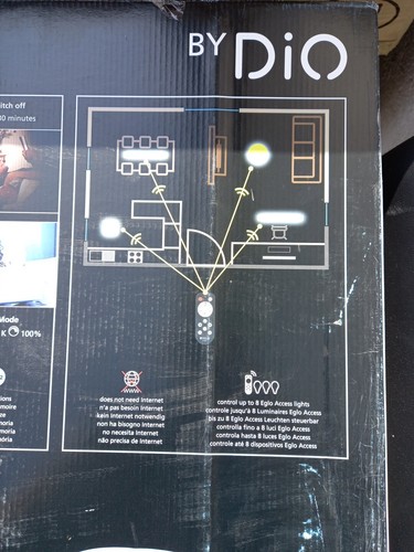 UVP 149€ SILERAS-A LED Deckenleuchte 59x11cm Fernbedienung Dimmer Sternenhimmel - Bild 8 von 9