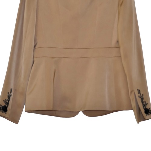 Kasper Women s Blazer Top Embellished Lined Brown size 6 - Picture 6 of 6
