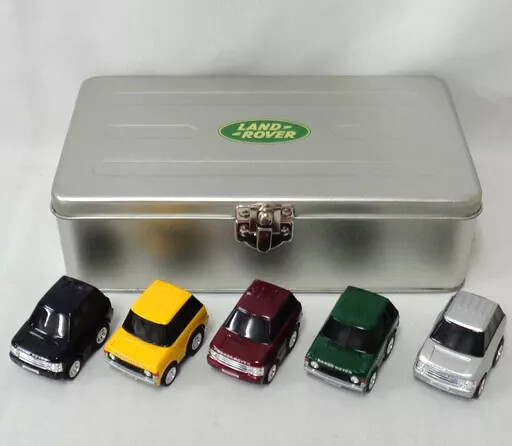Choro-Q LAND ROVER 5p set Minicar w/BOX Vintage Rare TAKARA
