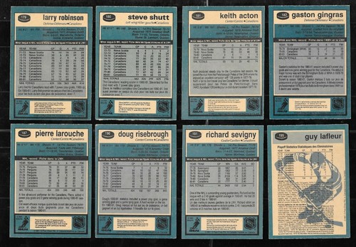 1981-82 OPC 81-82 O PEE CHEE NHL HOCKEY CARD 133-264 SEE LIST - Picture 95 of 267