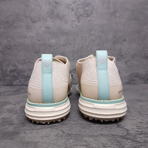 COLE HAAN Original Grand Stitchlite Golf Shoes Womens 9 B Beige W23346 - Picture 4 of 7