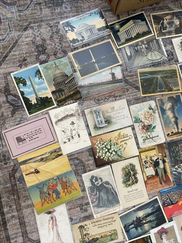 Bulk Postcard Lot of 366+ Antique VTG RPPC Greetings States Minnesota New York - Picture 8 of 24