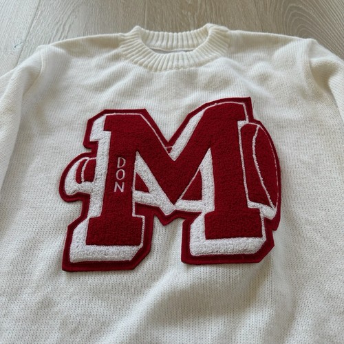 Vintage Spirit Leaders Cheerleader Supply Co Varsity Pullover Knit Sweater Sz 46 - Picture 3 of 8