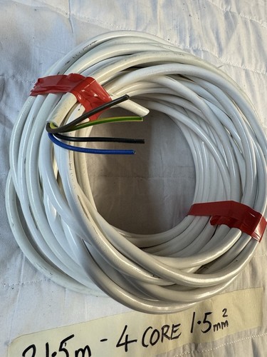 21.5 of4 Core 1.5mm flexible Heat Resisting Cable Off Cut Never Used - Picture 2 of 4