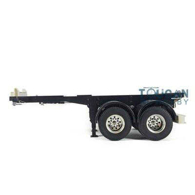 TOUCAN 1/14 20ft Chassis 2Axle for 1/14 DIY TAMIYA RC Tractor Truck Trailer 