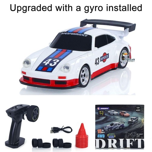 High Speed 2.4G Mini RC Drift Car 1/43 Racing Vehicles Gyroscope 4WD RTR Model - Picture 2 of 16