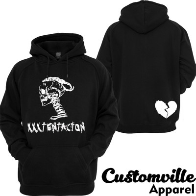 xxxtentacion skull hoodie