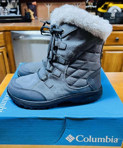 Size 2 Youth Columbia Icefall Waterproof Boot Insulated Quilted FREE SHIPPING - Picture 3 of 14