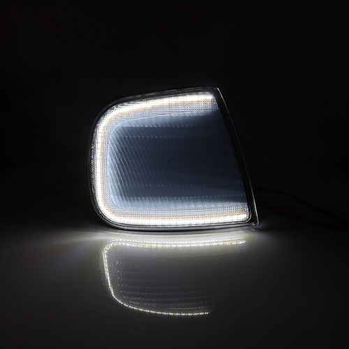 For 97-03 Ford F150 Expedition Switchback LED Front DRL Turn Signal Lights Clear - Picture 8 of 12