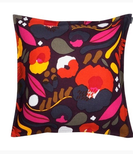 Marimekko Hattarakukka Violet Throw Pillowcase - Picture 2 of 18