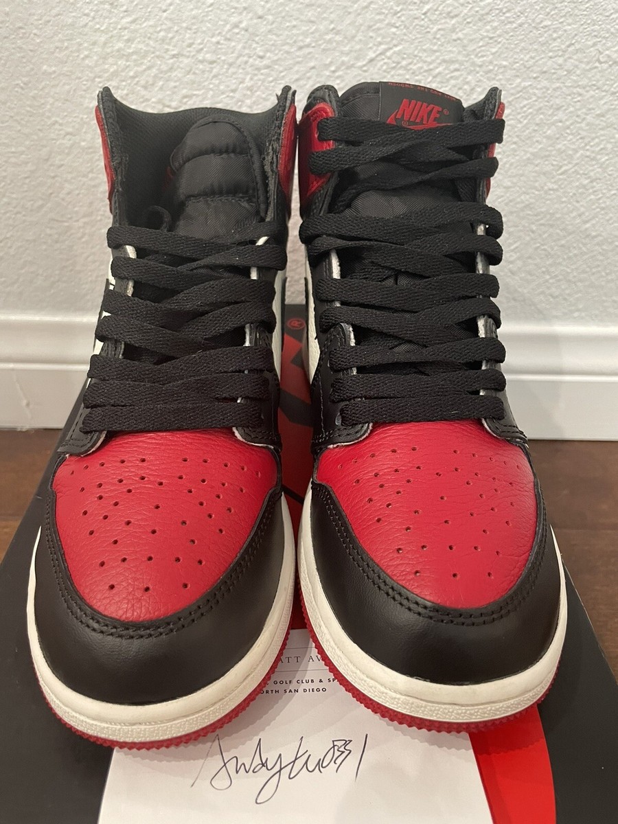 Nike Air Jordan 1 Retro High OG BG Bred Toe (GS) 575441-610 Nike Air Jordan 1 Retro High OG BG Bred Toe (GS) 575441-610