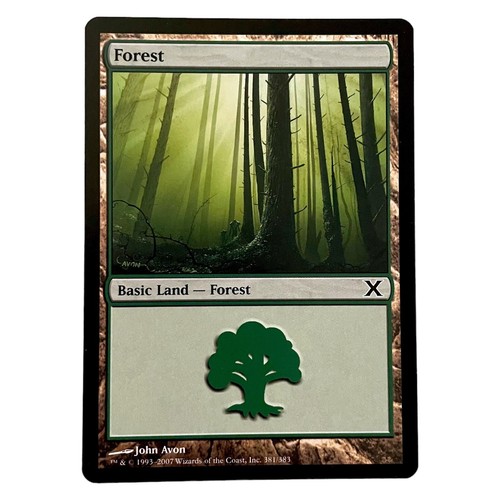 Forest 380-383 Land 10th Edition Magic The Gathering MTG Near Mint - Picture 4 of 9