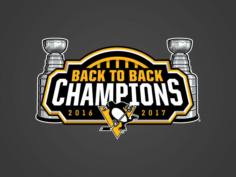 Pittsburgh Penguins Back 2 Back Stanley Cup Champs 2016-2017 1/4 Zip XS-4XL NEW