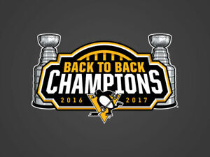 Pittsburgh Penguins Back 2 Back Stanley Cup Champs 16 17 1 4 Zip Xs 4xl New Ebay