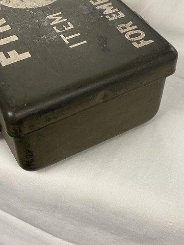 Vintage U.S. Army Medical Department First Aid Kit für Jeep - voll mit Zubehör - Bild 8 von 16