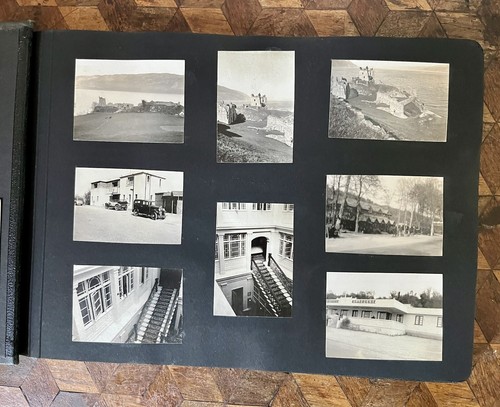 Jahrgang 1930er Jahre Fotoalbum mit 110 Fotos Hunde Schweine Autos Sozialgeschichte