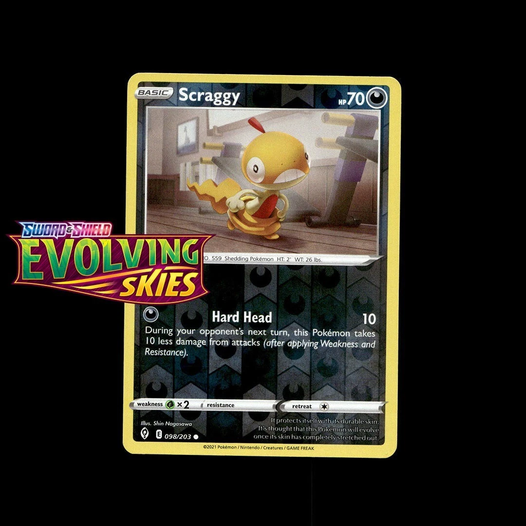 Scraggy Pokémon TCG Cards for sale