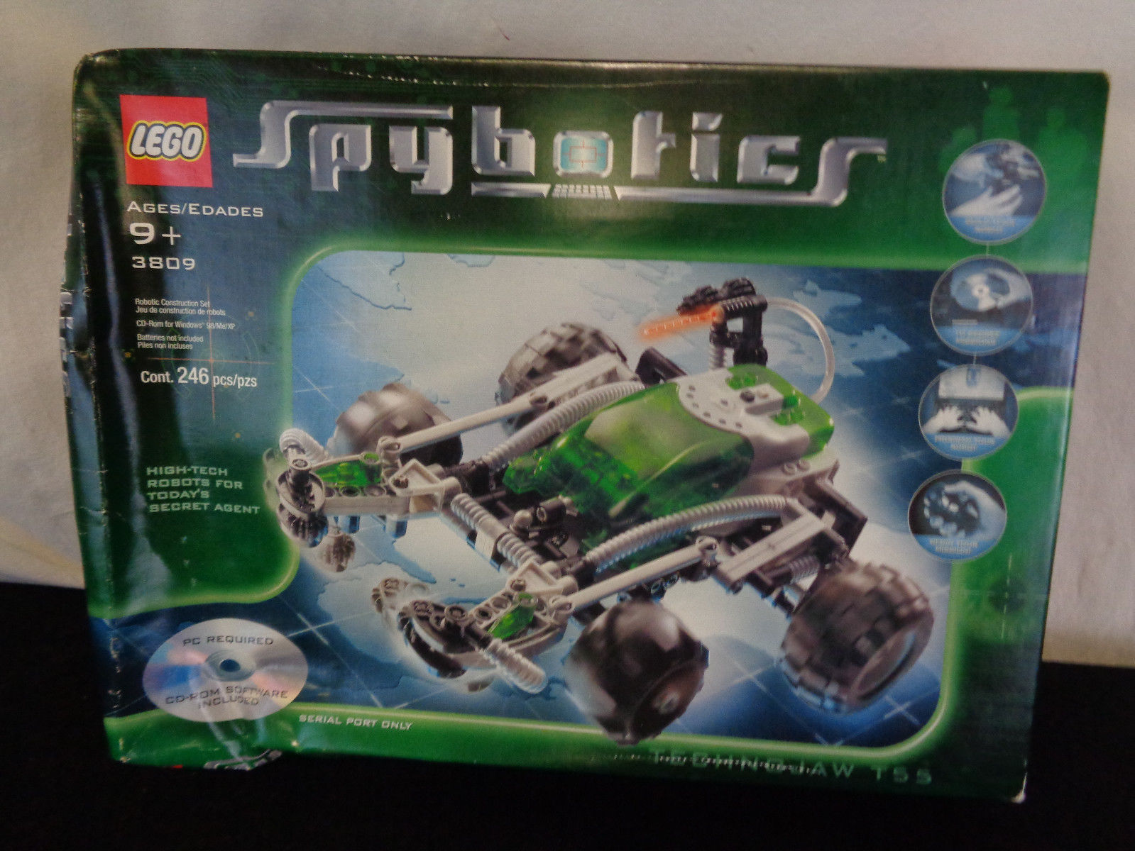 LEGO 3809 SPYBOTICS TECHNOJAW T -55 MINDSTORM ROBOT ROBOTISK PROGRAMPUELL bil LEGO 3809 SPYBOTICS TECHNOJAW T -55 MINDSTORM ROBOT ROBOTISK PROGRAMPUELL bil