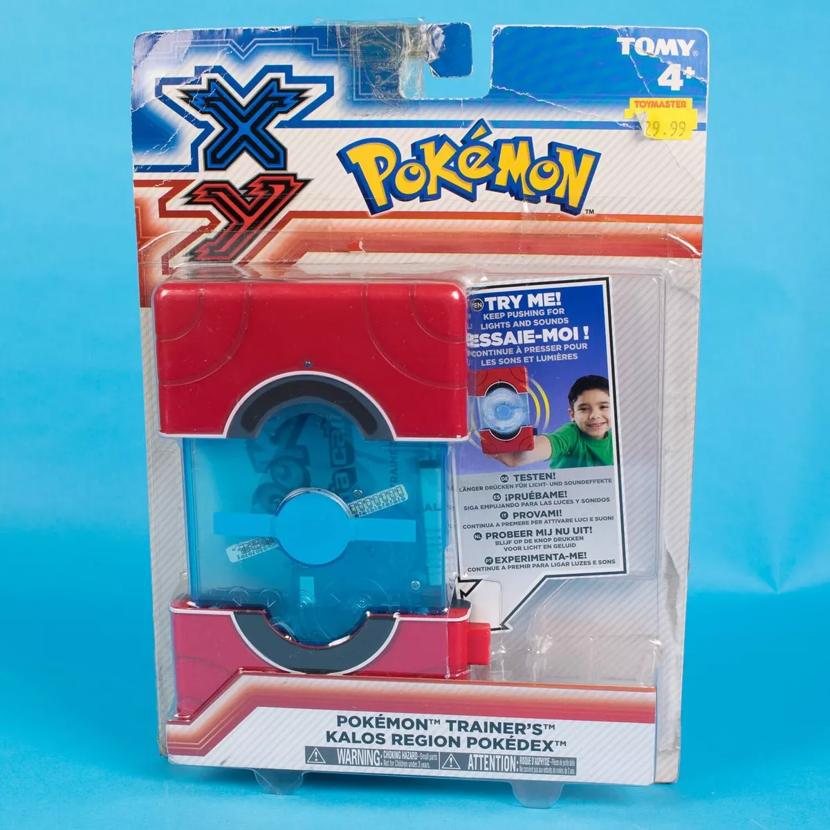 POKEMON TRAINERS KALOS REGION POKEDEX TOMY XY (NEW) PLASTIC