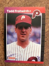 1989 Donruss #587 Todd Frohwirth, Phillies  nm  ib