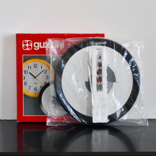 Vintage Guzzini Design Memphis Italian Bruno Gecchelin 1980 Wall Clock - Picture 2 of 10