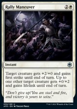 MTG Rally Maneuver (36) Adventures in the Forgotten Realms  LP