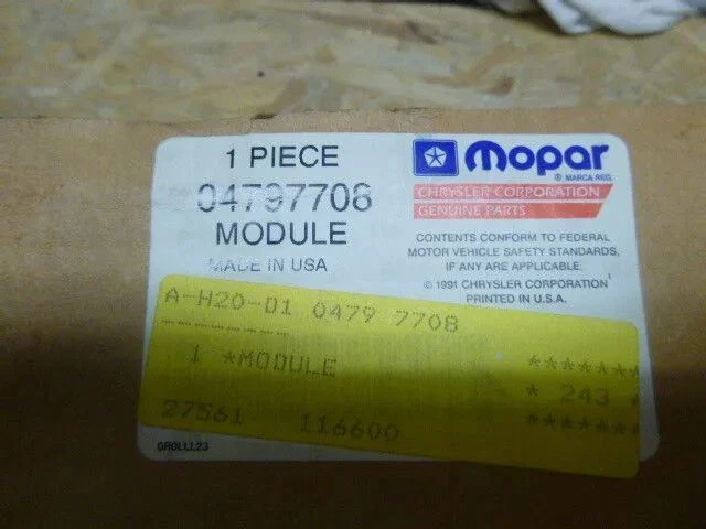 Unidad de control de transmisión Chrysler Concorde Dodge Intrepid Eagle Vision 94-96 4797708 Foto 3 de 4