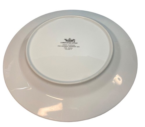 Set Of 2-Christopher Stuart-Eldorado-Dinner Plates 10.25" Multicolors-Unique - Picture 10 of 12