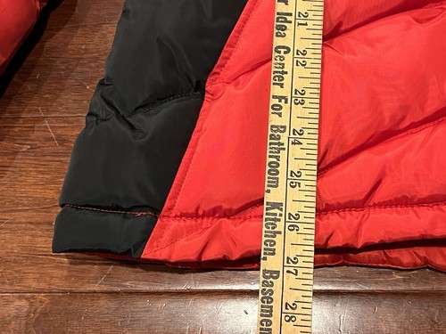 Reebok Outerwear Rojo Negro Logo Para Mujer Pequeño Bolsillo con Cremallera Sudadera con Capucha Chaqueta acolchada - Imagen 14 de 16