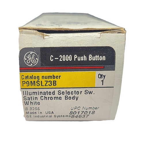 GE C-2000 Push Button P9MSLZ3B - NEW - Picture 3 of 3