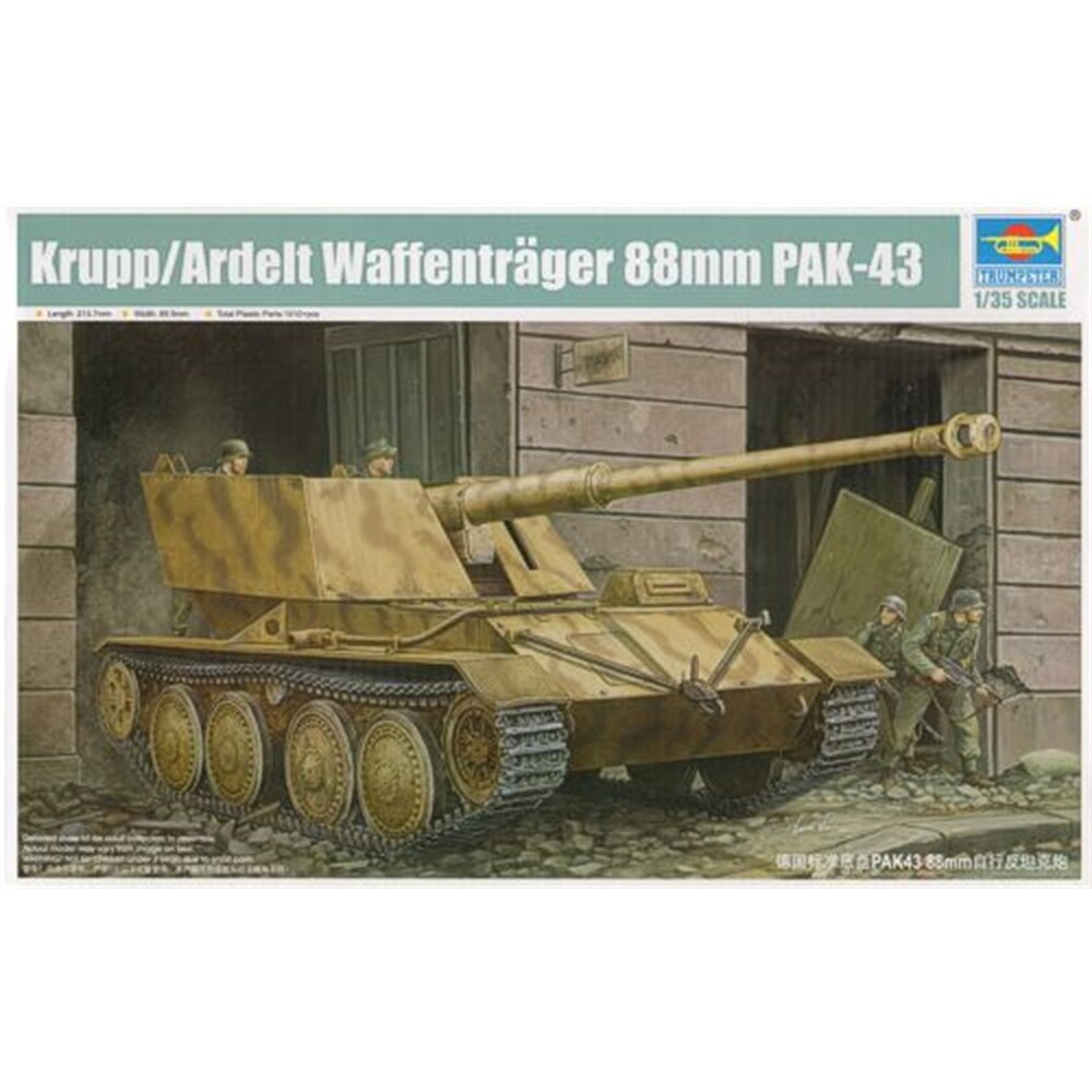 Trumpeter 1 35 German Krupp ardelt 88mm Pak 43 Waffentrager Weapons Carrier - Trumpeter 1 35 German Krupp ardelt 88mm Pak 43 Waffentrager Weapons Carrier -