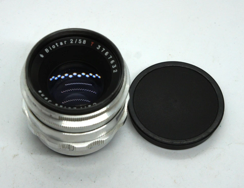 Lente alemana Carl Zeiss Jena Biotar 2/58 montura Exakta Foto 2 de 4